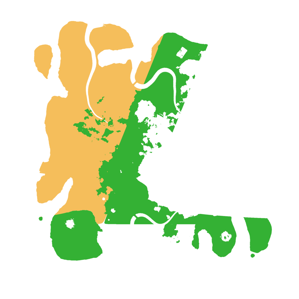 Biome Rust Map: Procedural Map, Size: 3000, Seed: 1607124952