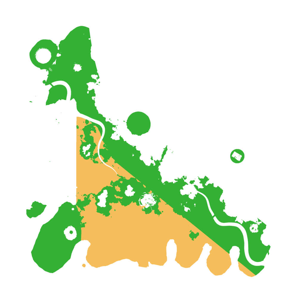 Biome Rust Map: Procedural Map, Size: 3500, Seed: 1316754138