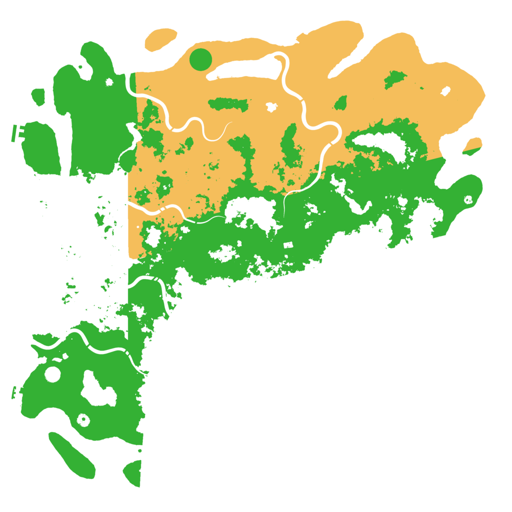 Biome Rust Map: Procedural Map, Size: 6000, Seed: 942556379