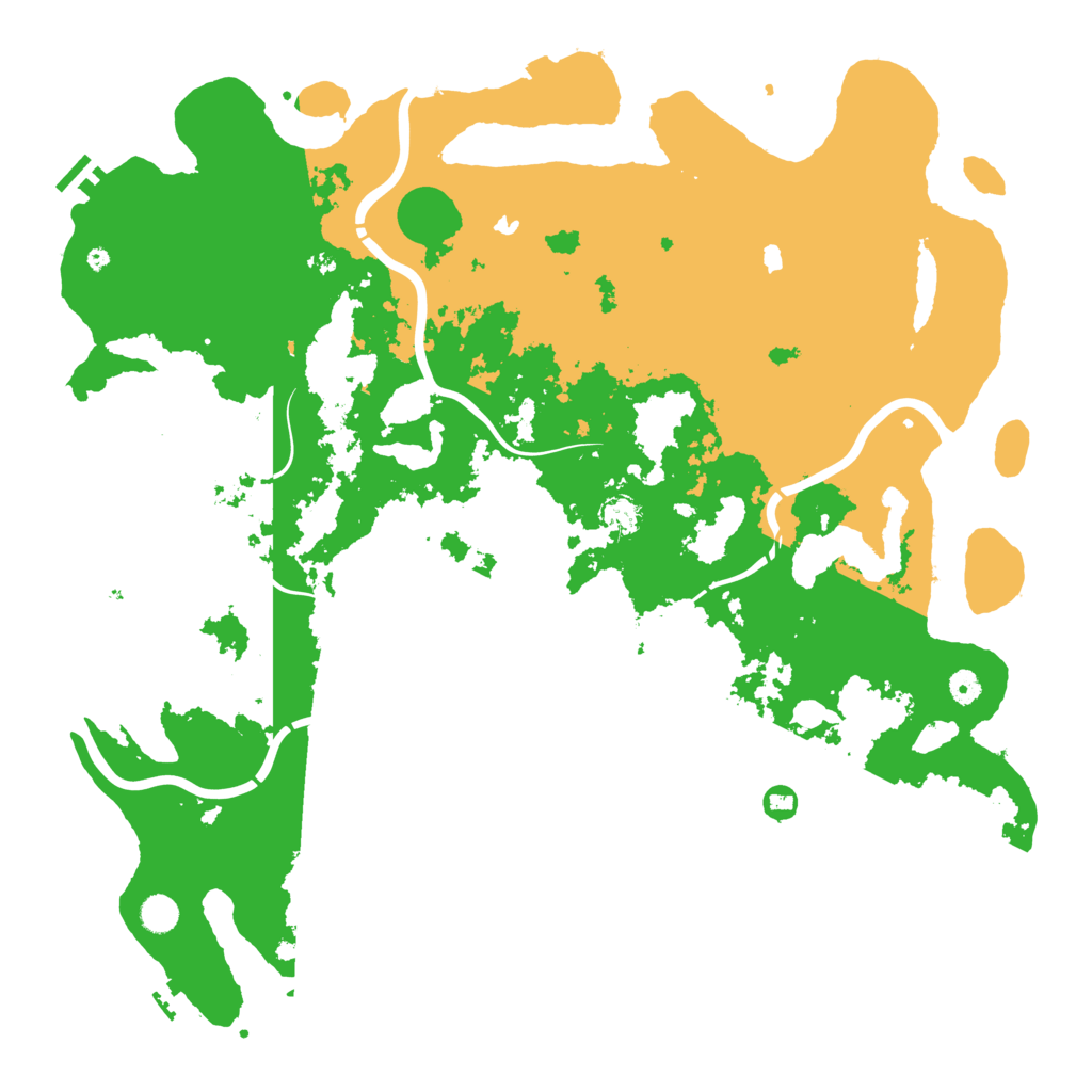 Biome Rust Map: Procedural Map, Size: 5000, Seed: 1524465908