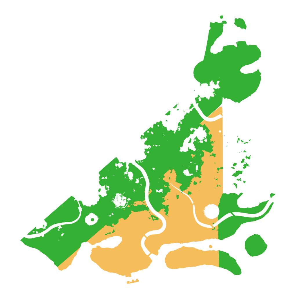Biome Rust Map: Procedural Map, Size: 3650, Seed: 28335420