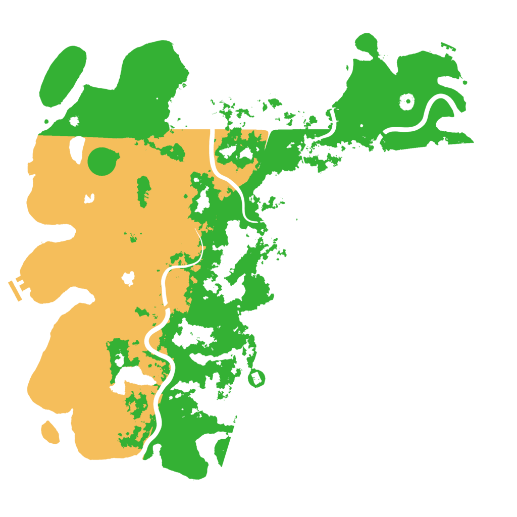 Biome Rust Map: Procedural Map, Size: 4800, Seed: 170390974