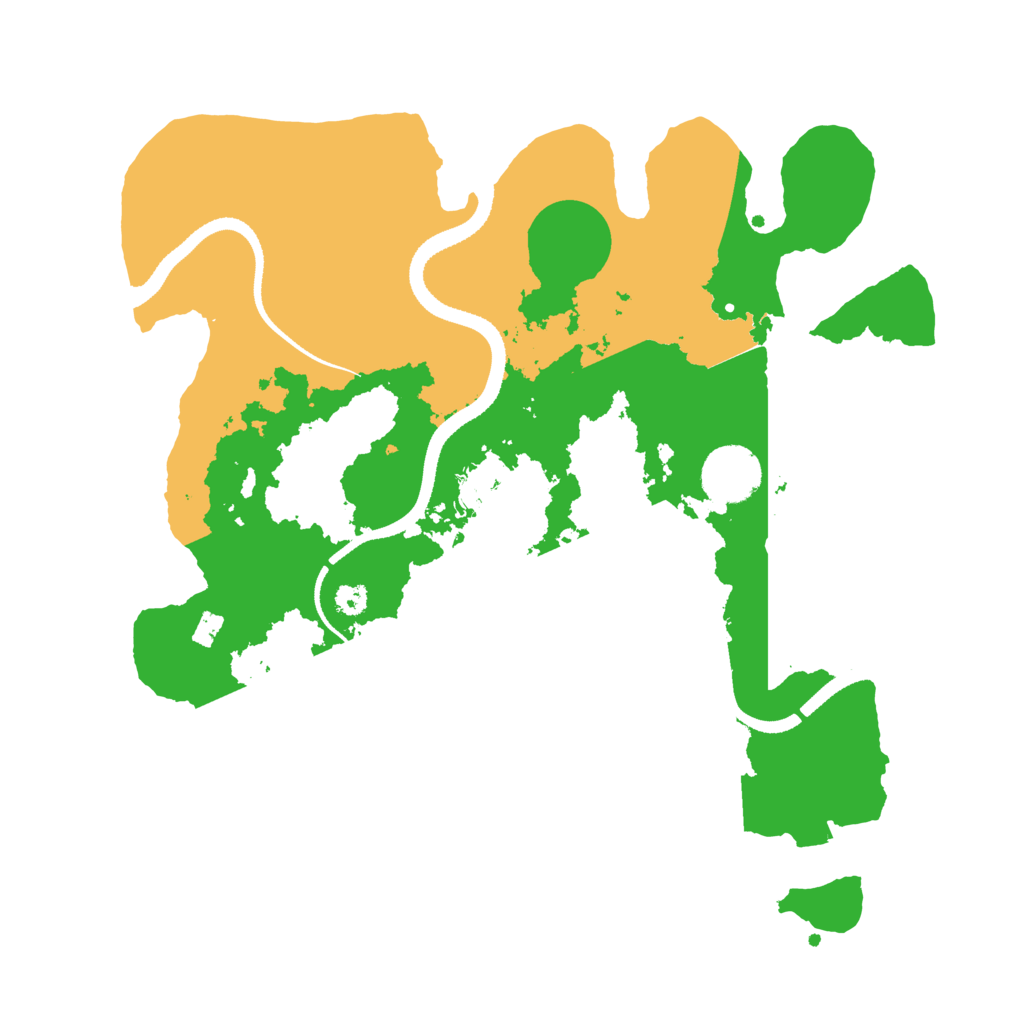 Biome Rust Map: Procedural Map, Size: 3250, Seed: 1724460841