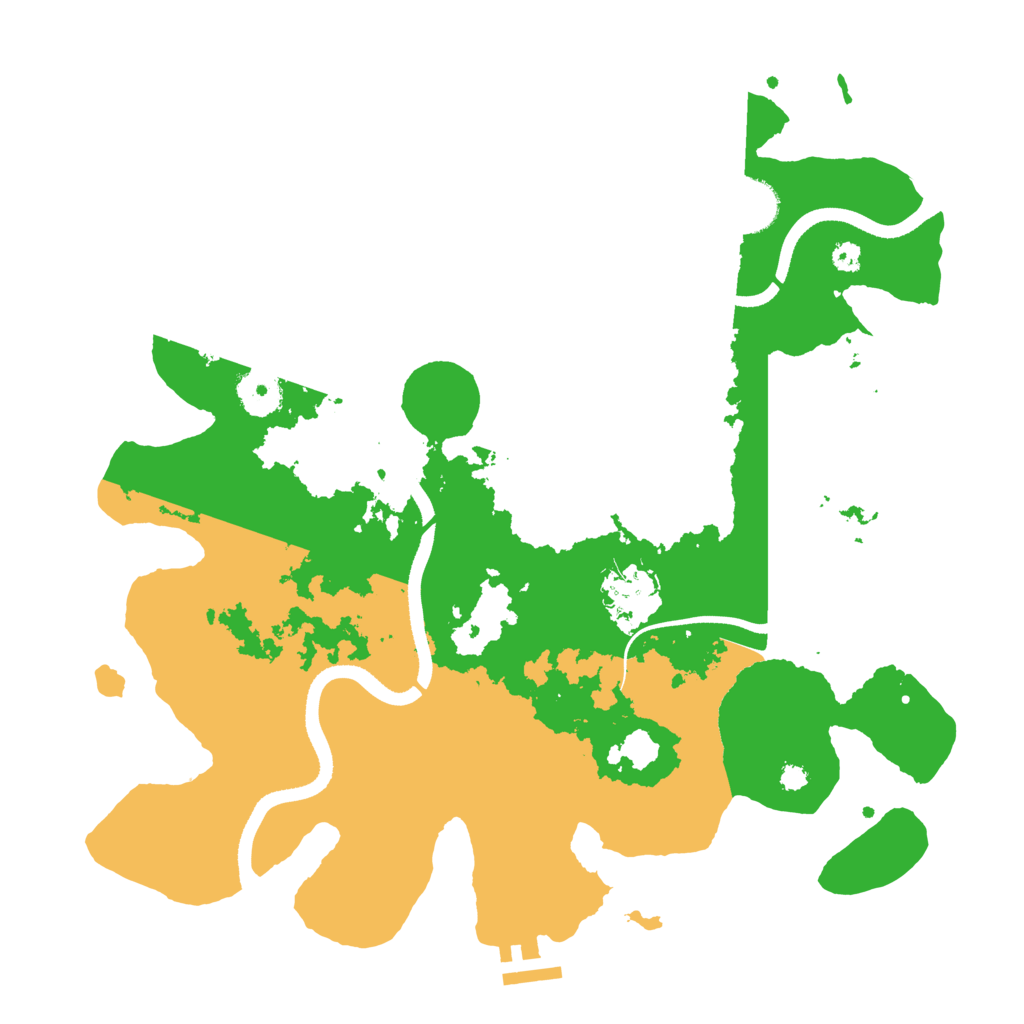 Biome Rust Map: Procedural Map, Size: 3500, Seed: 1116172893