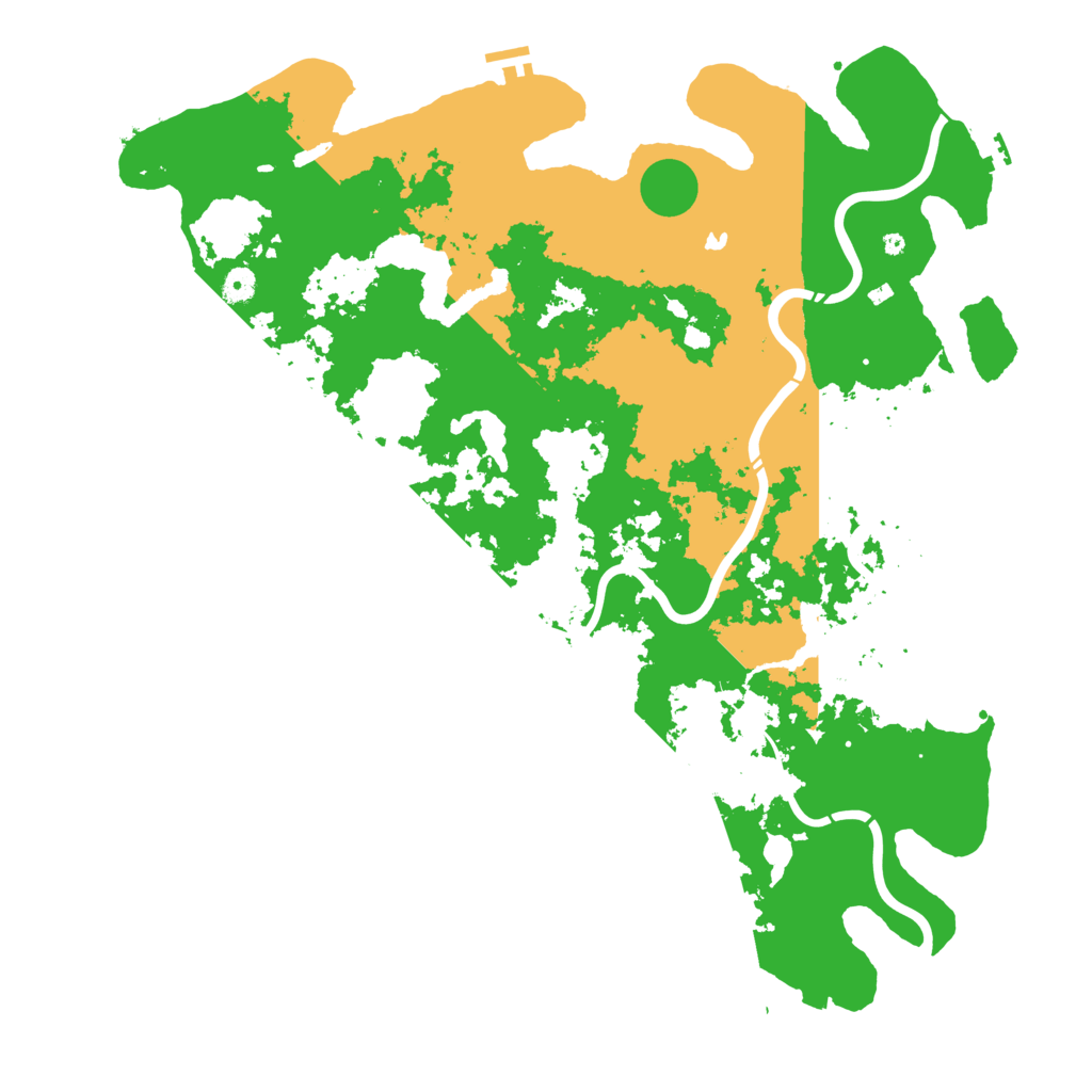 Biome Rust Map: Procedural Map, Size: 5000, Seed: 1109335872