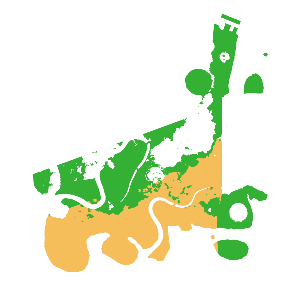 Biome Rust Map: Procedural Map, Size: 3000, Seed: 95785