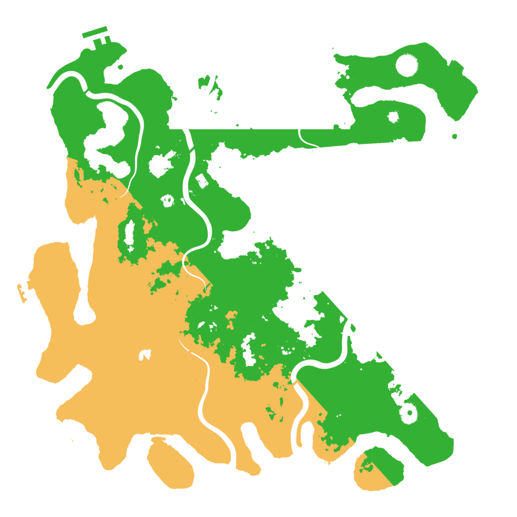 Biome Rust Map: Procedural Map, Size: 4100, Seed: 456467345