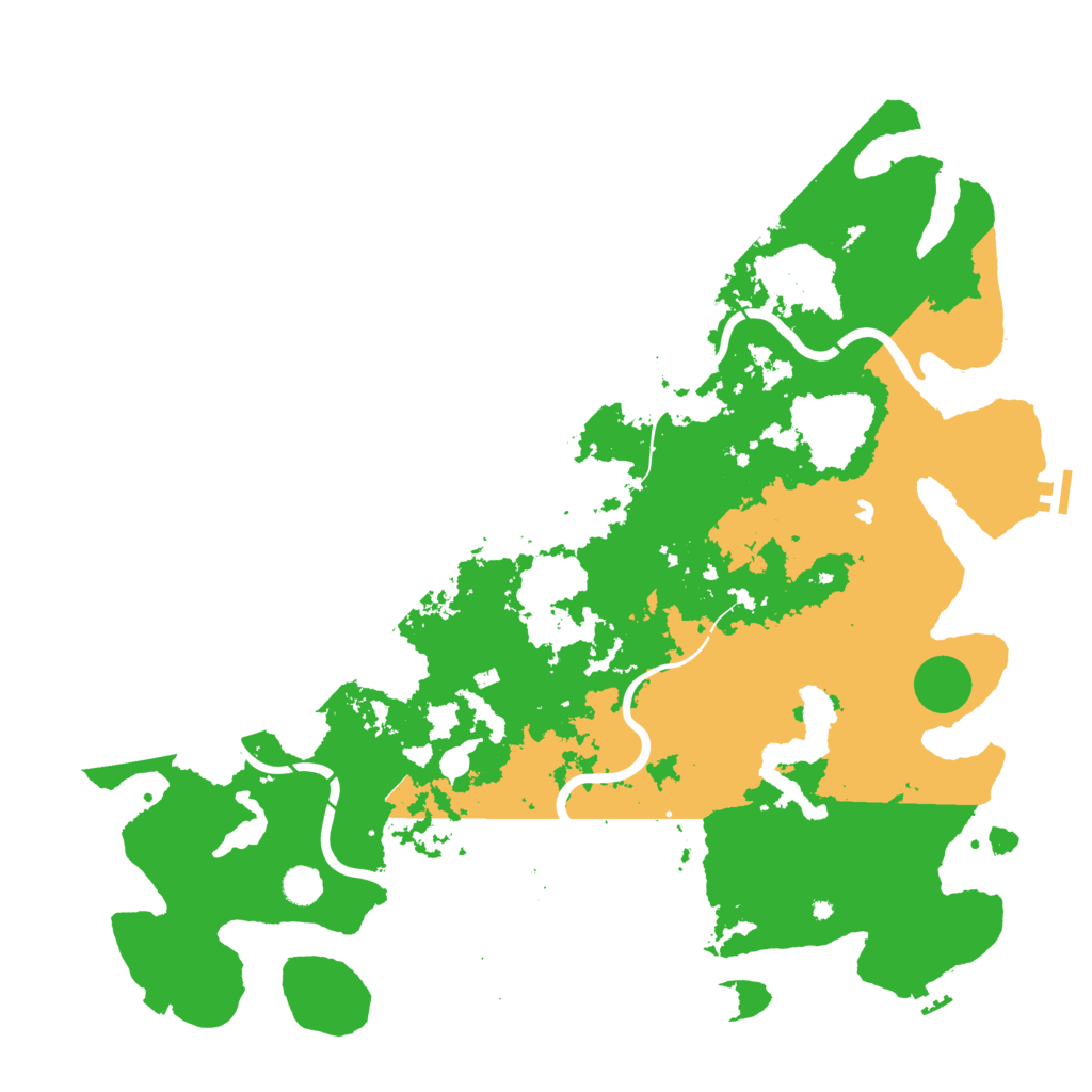 Biome Rust Map: Procedural Map, Size: 5000, Seed: 722326636