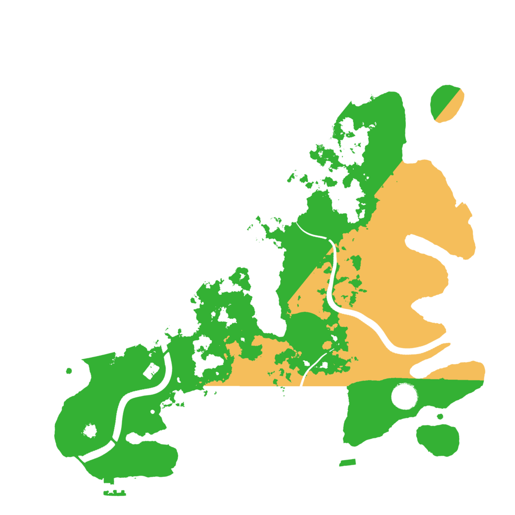 Biome Rust Map: Procedural Map, Size: 3500, Seed: 615297789