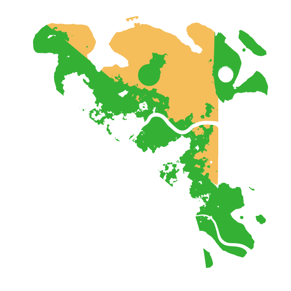 Biome Rust Map: Procedural Map, Size: 3500, Seed: 322295388