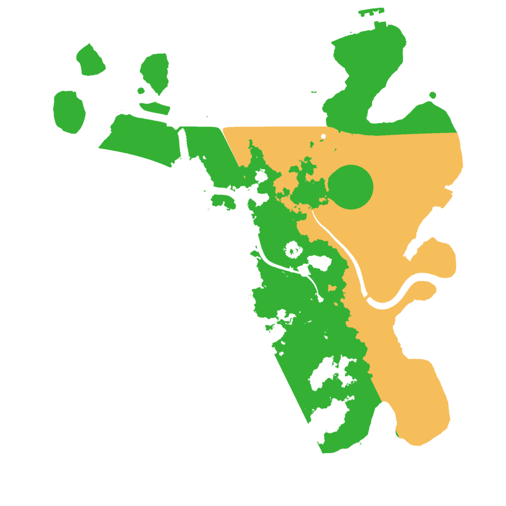 Biome Rust Map: Procedural Map, Size: 3000, Seed: 209900141