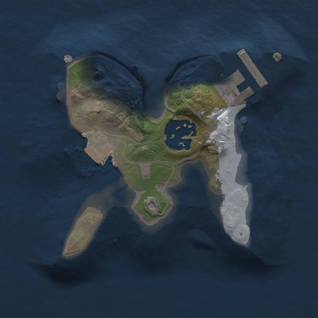 Rust Map: Procedural Map, Size: 1500, Seed: 1382625960, 3 Monuments