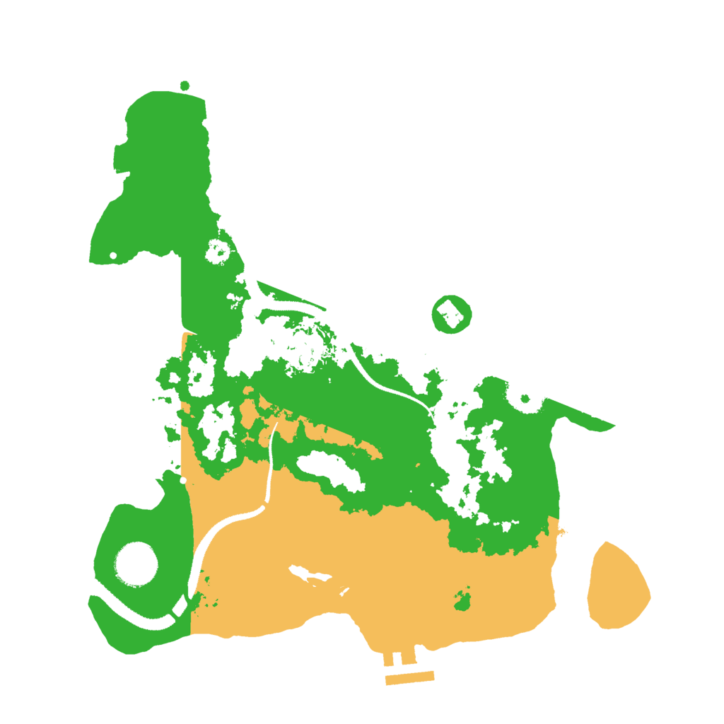 Biome Rust Map: Procedural Map, Size: 3000, Seed: 641363293