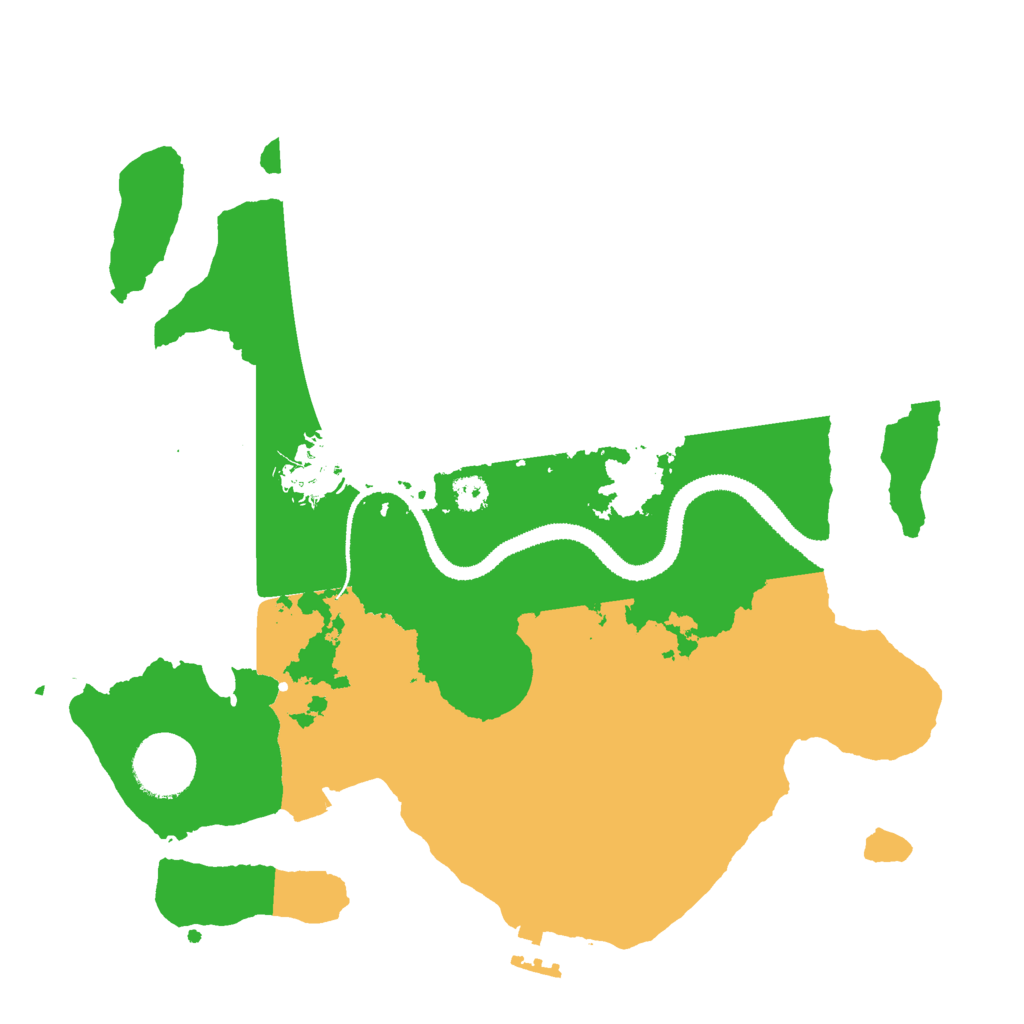 Biome Rust Map: Procedural Map, Size: 3000, Seed: 310012296