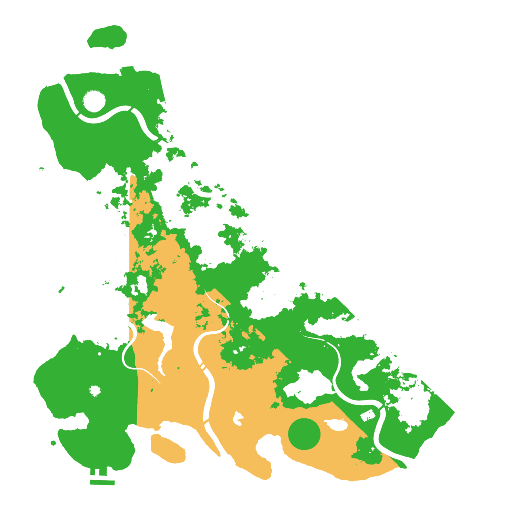 Biome Rust Map: Procedural Map, Size: 4250, Seed: 1001447256