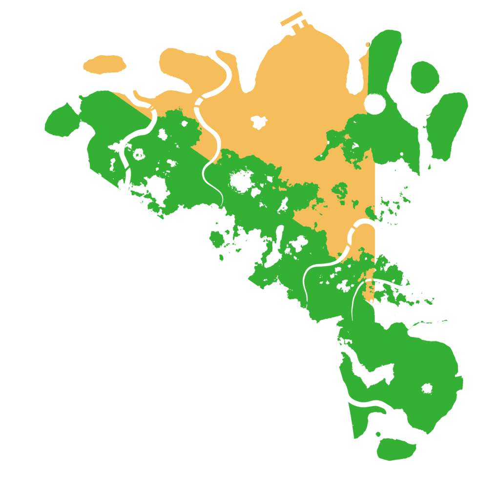 Biome Rust Map: Procedural Map, Size: 4250, Seed: 1149104254