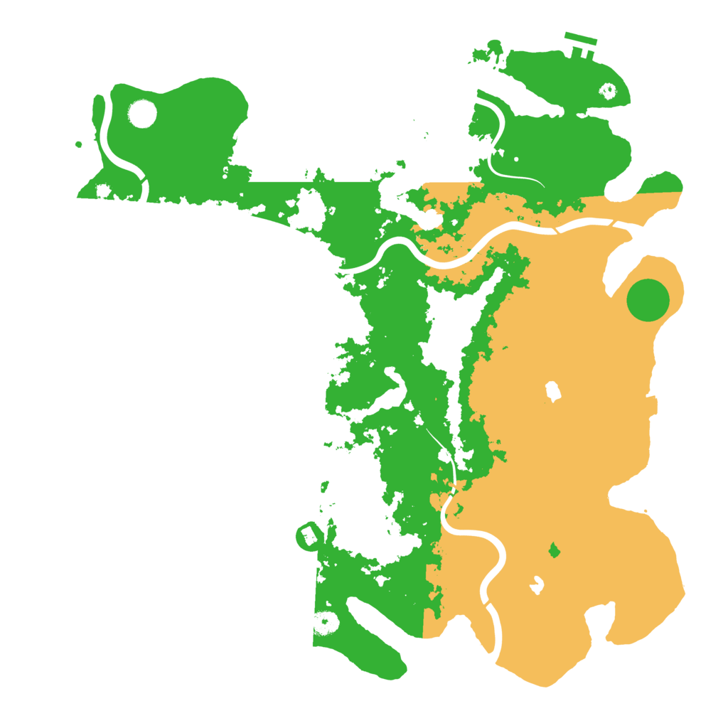 Biome Rust Map: Procedural Map, Size: 4500, Seed: 1492248300