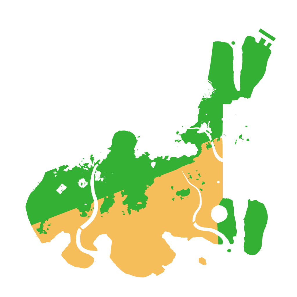 Biome Rust Map: Procedural Map, Size: 3300, Seed: 444507217