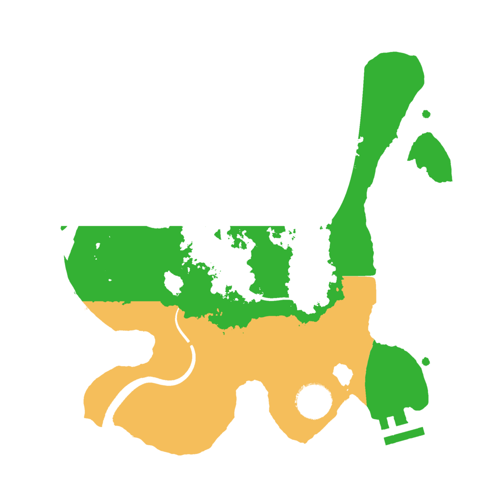 Biome Rust Map: Procedural Map, Size: 2500, Seed: 771713339