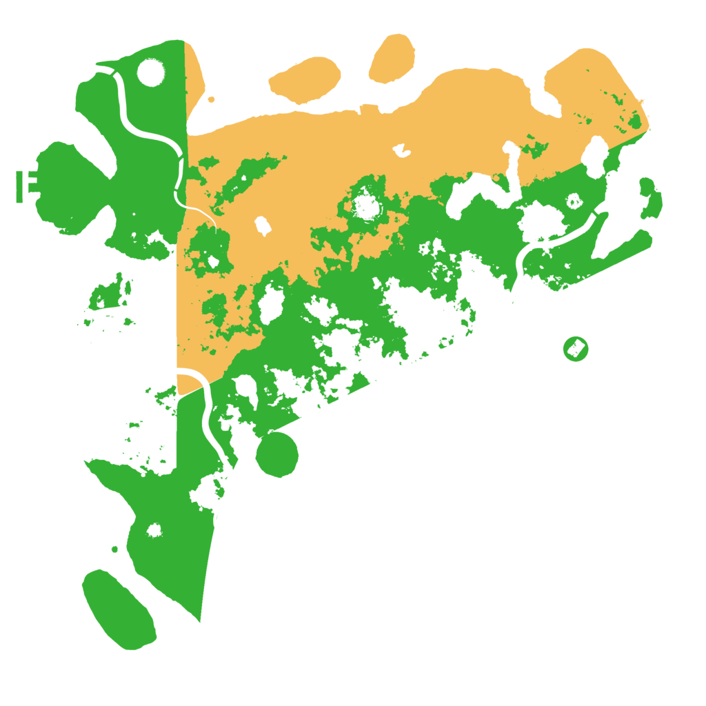 Biome Rust Map: Procedural Map, Size: 4500, Seed: 1614255793