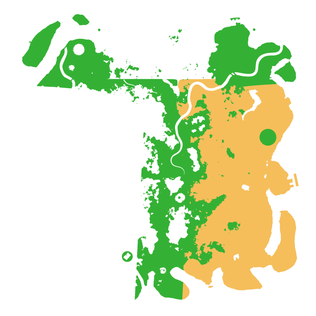 Biome Rust Map: Procedural Map, Size: 5000, Seed: 1137038135