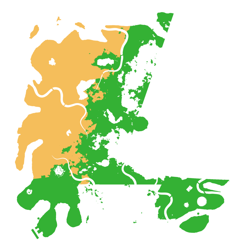 Biome Rust Map: Procedural Map, Size: 4500, Seed: 20260704