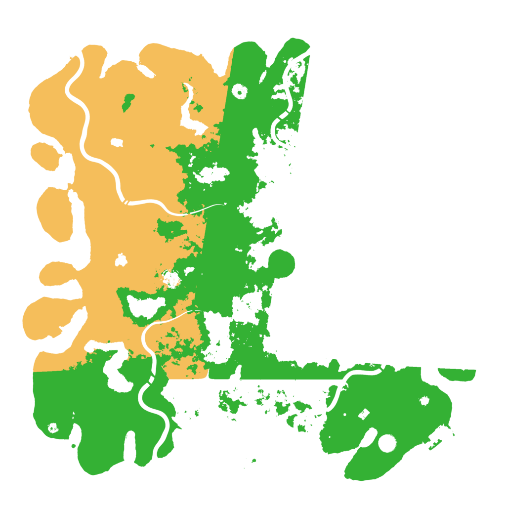 Biome Rust Map: Procedural Map, Size: 5000, Seed: 1842382370