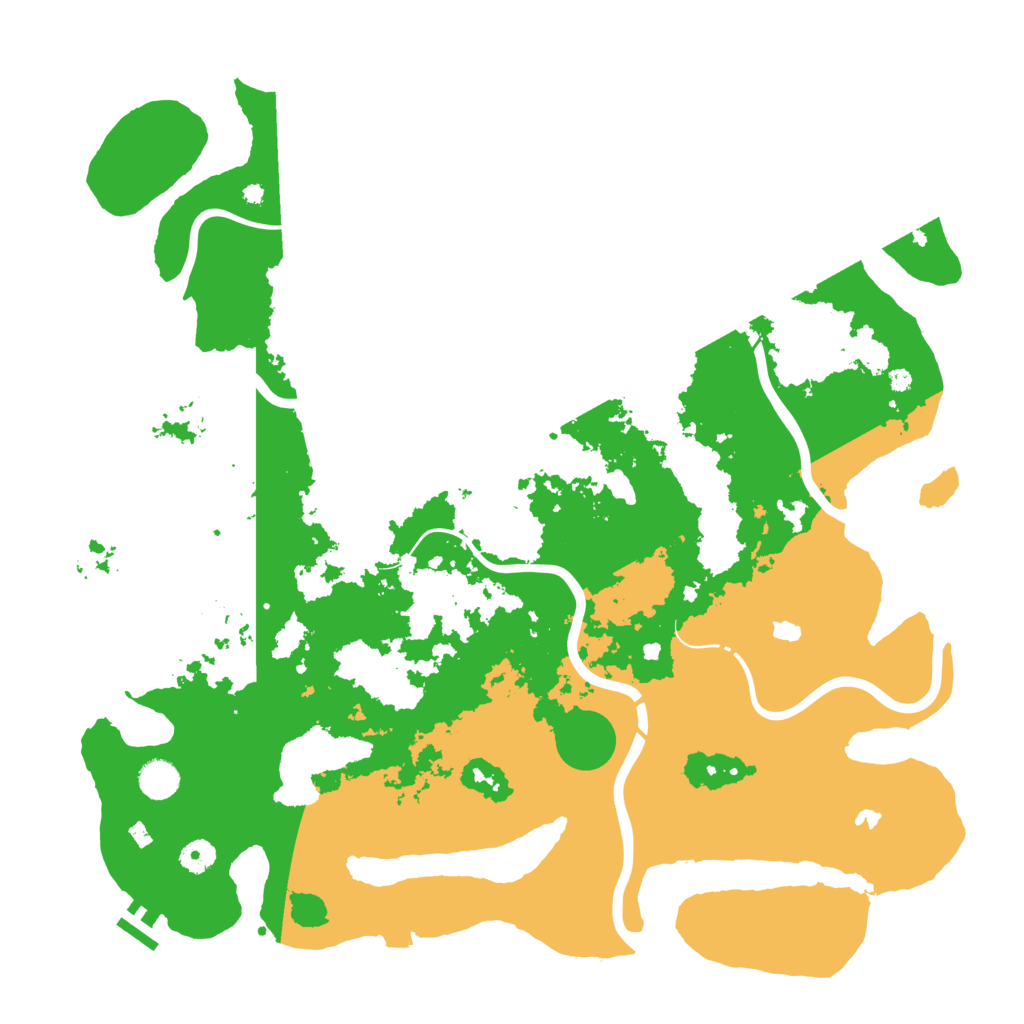 Biome Rust Map: Procedural Map, Size: 4500, Seed: 1060801442