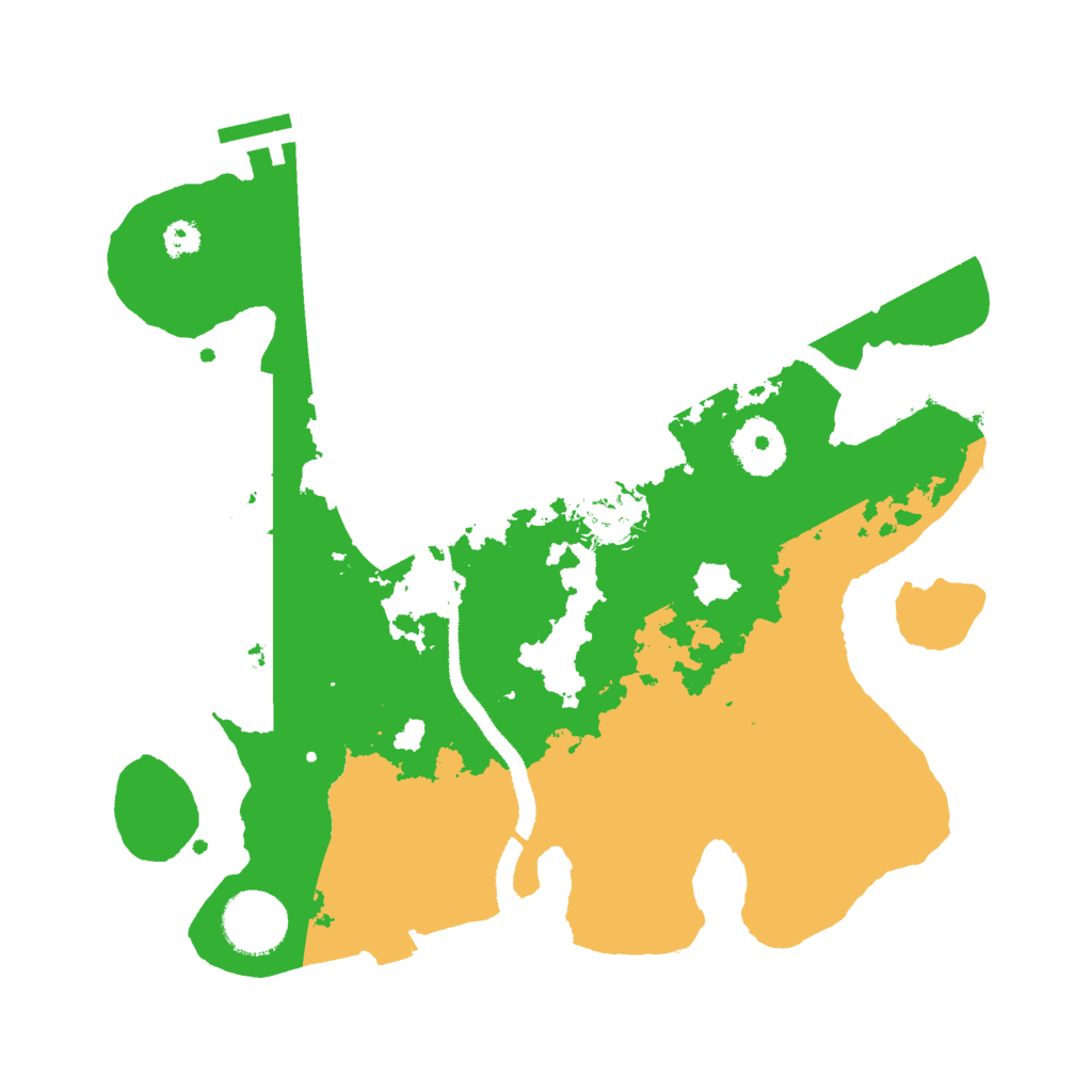 Biome Rust Map: Procedural Map, Size: 3000, Seed: 592450663