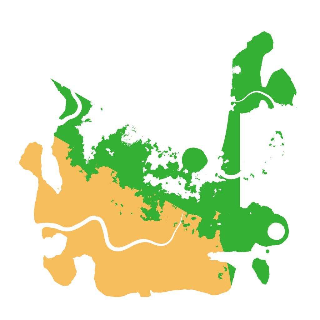 Biome Rust Map: Procedural Map, Size: 3500, Seed: 1661135392