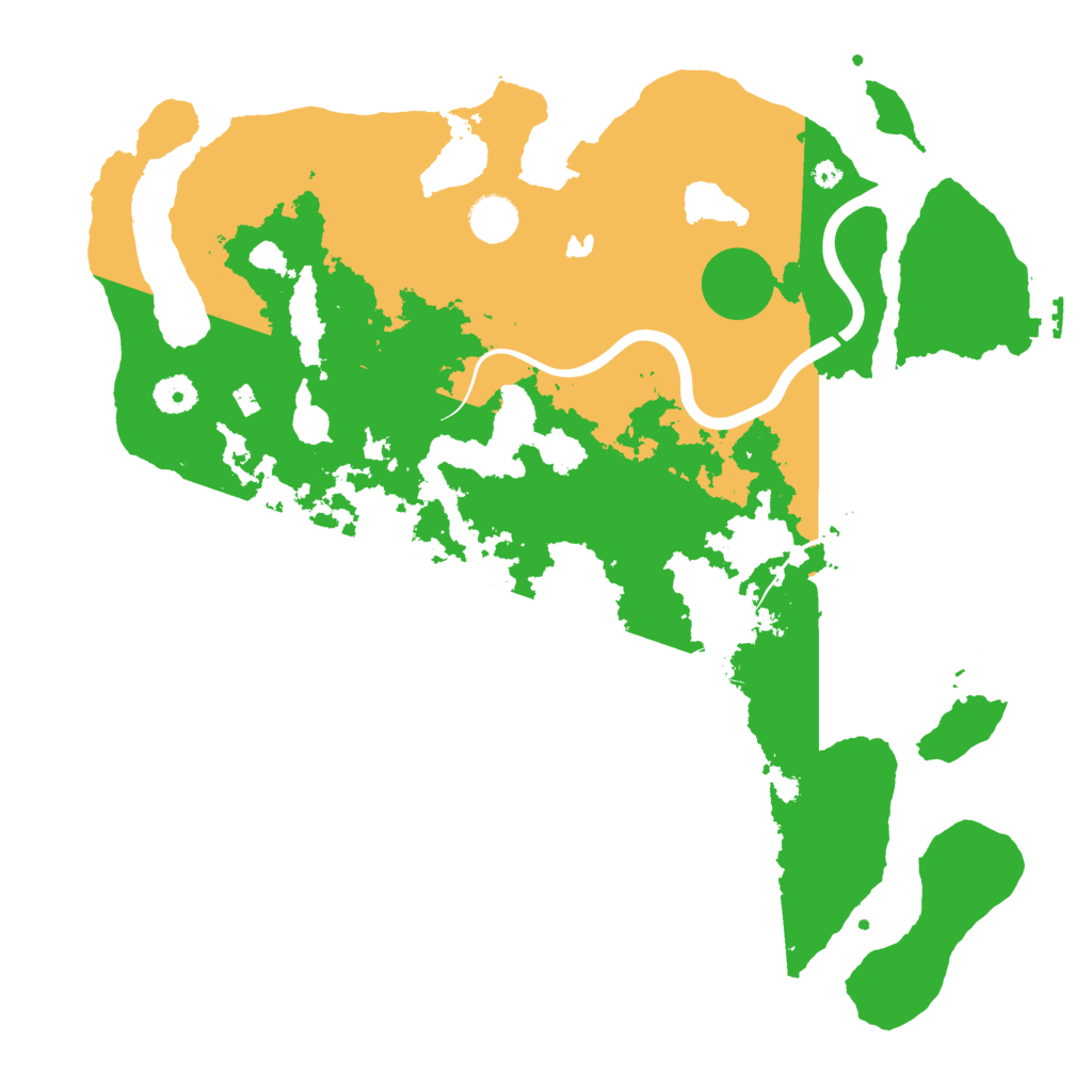 Biome Rust Map: Procedural Map, Size: 4000, Seed: 11523