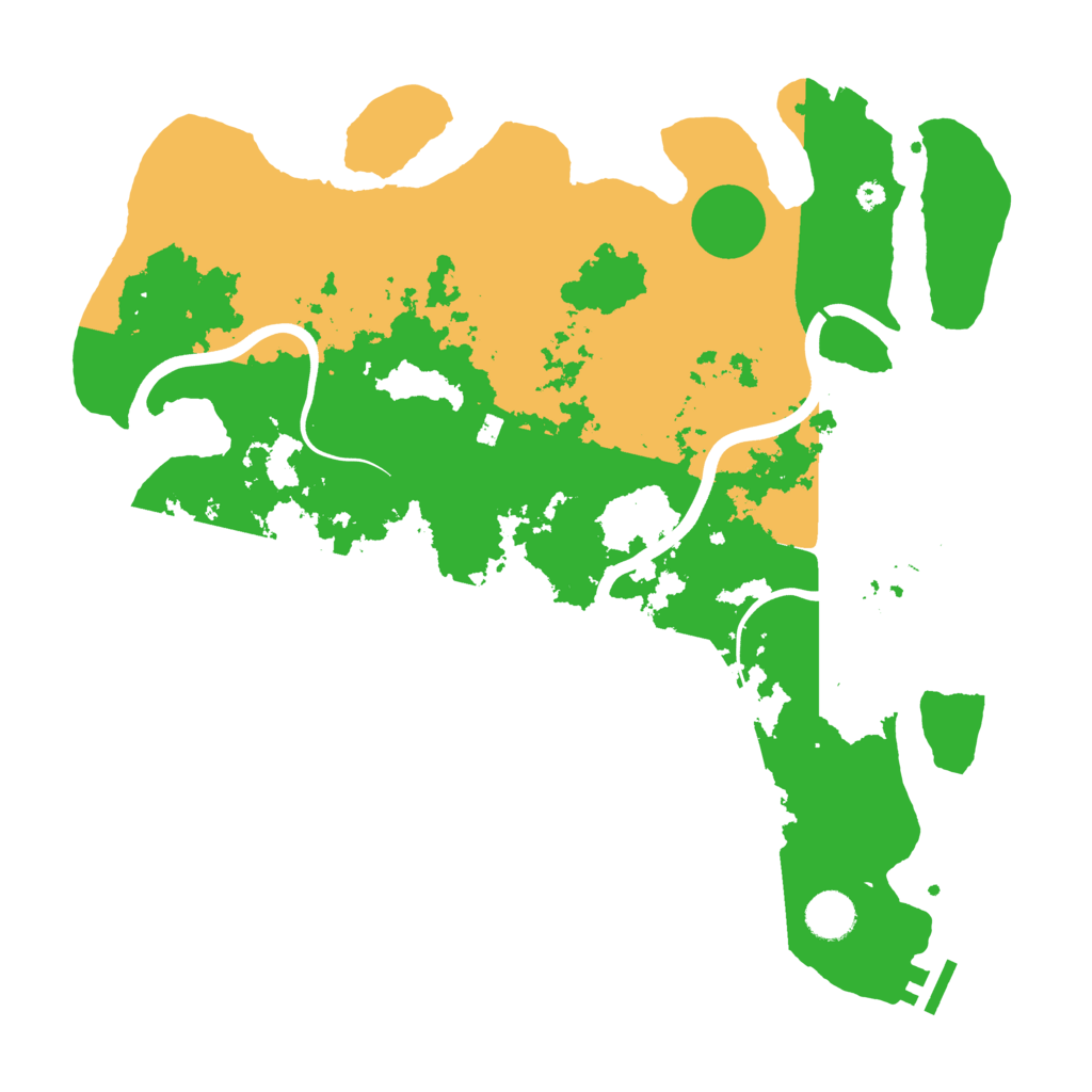 Biome Rust Map: Procedural Map, Size: 3900, Seed: 7022026