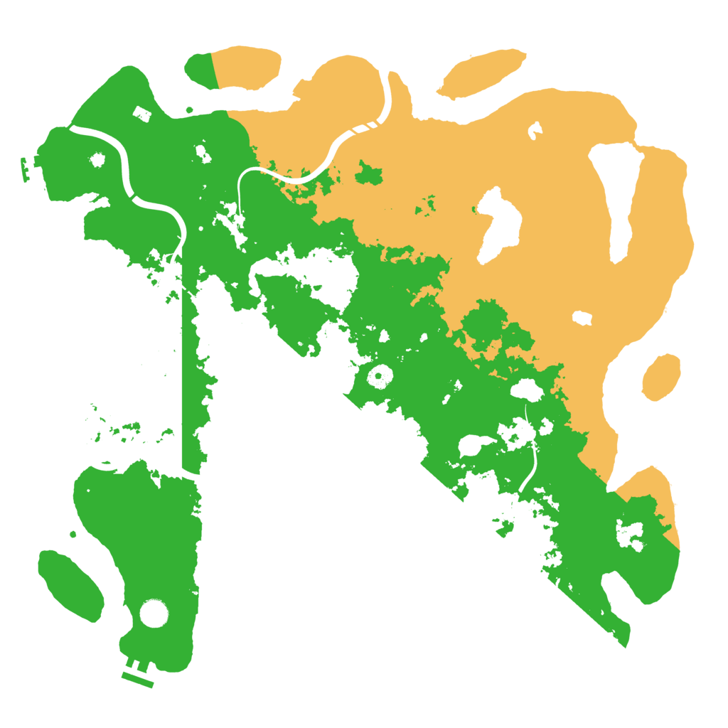 Biome Rust Map: Procedural Map, Size: 4500, Seed: 539648797