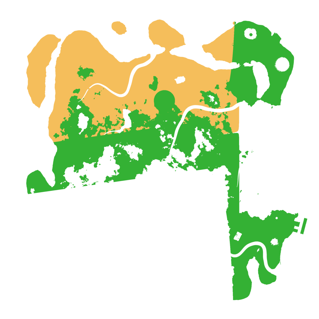 Biome Rust Map: Procedural Map, Size: 4000, Seed: 574569