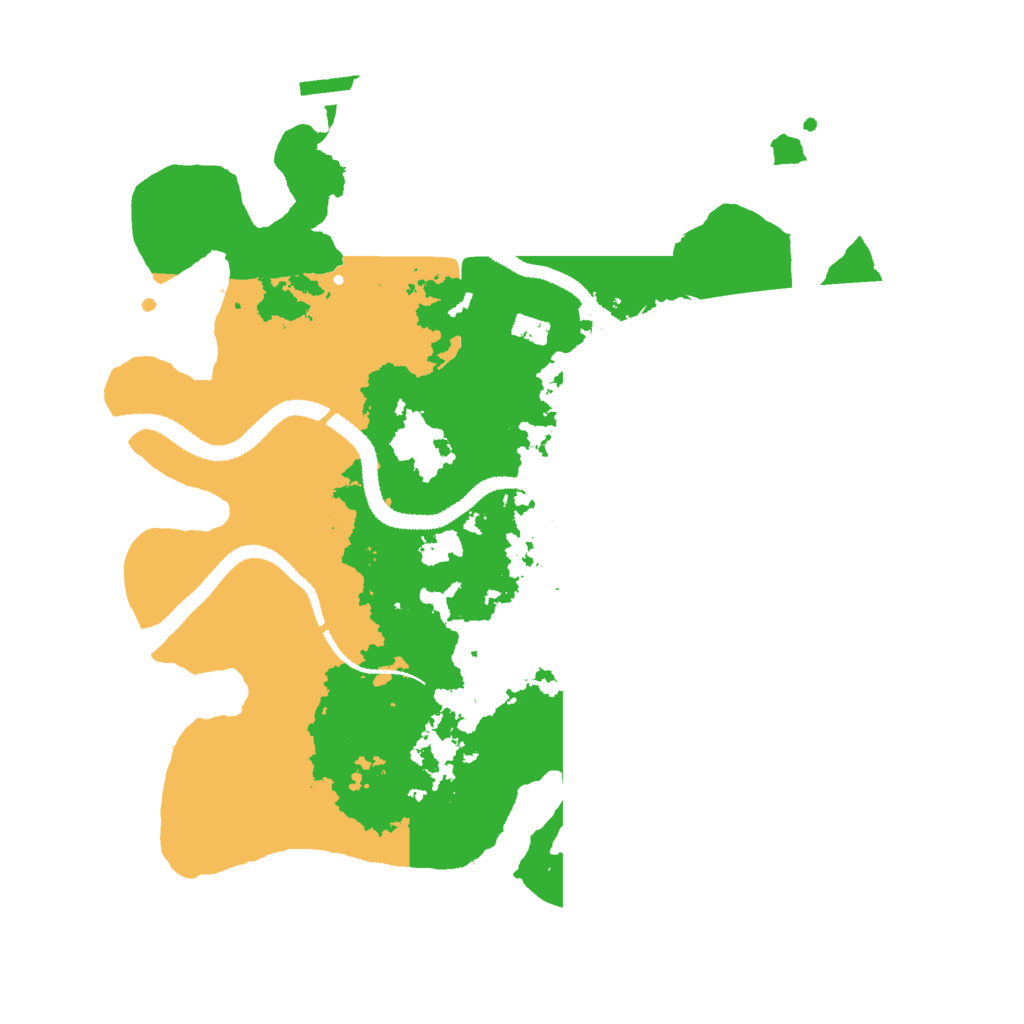 Biome Rust Map: Procedural Map, Size: 3000, Seed: 1371681197