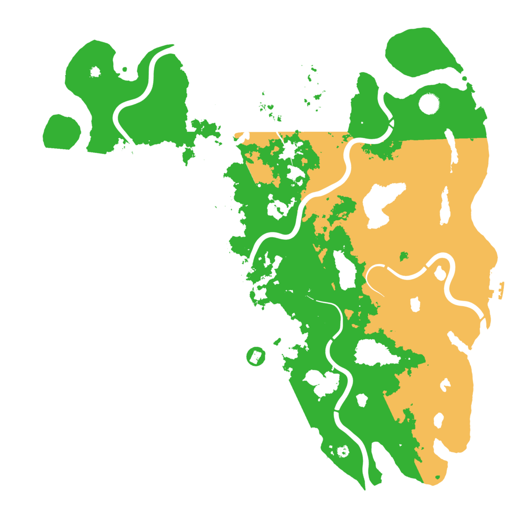 Biome Rust Map: Procedural Map, Size: 4500, Seed: 2100584345