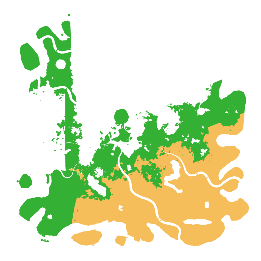 Biome Rust Map: Procedural Map, Size: 4800, Seed: 316948638