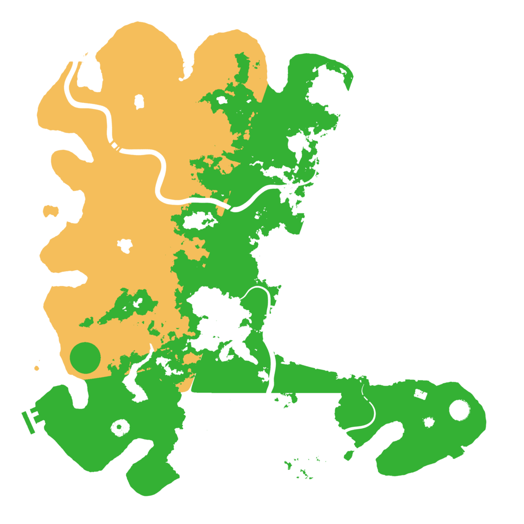 Biome Rust Map: Procedural Map, Size: 4500, Seed: 996389942