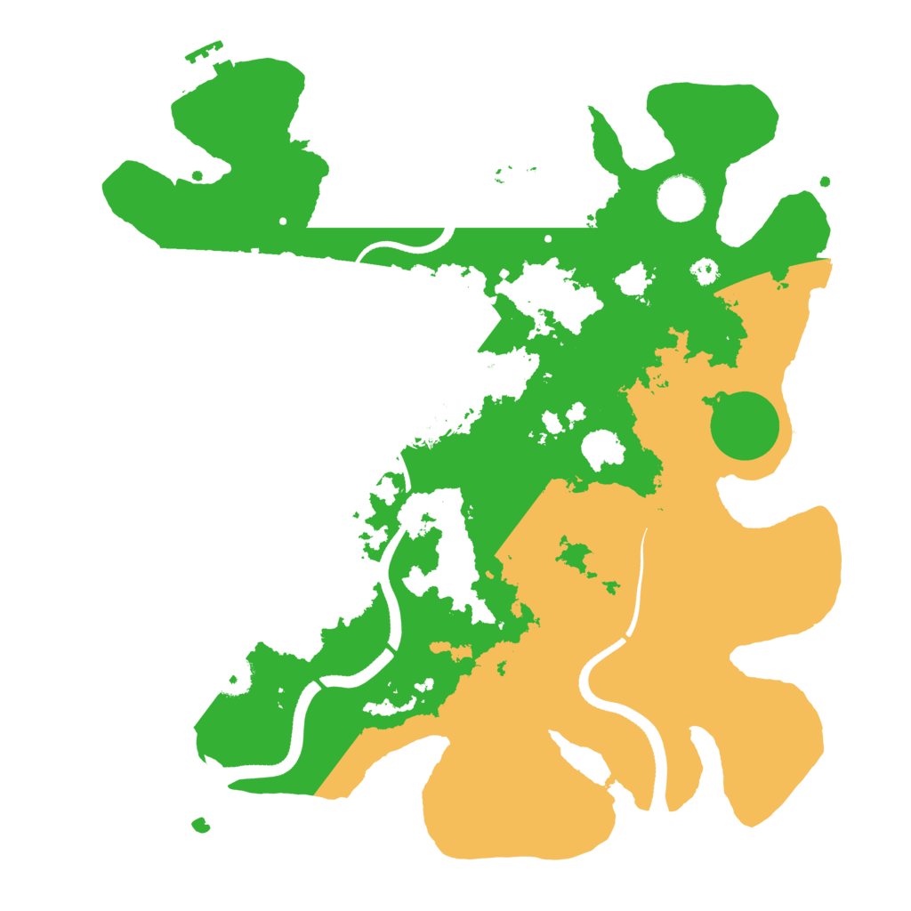 Biome Rust Map: Procedural Map, Size: 3500, Seed: 1577692520
