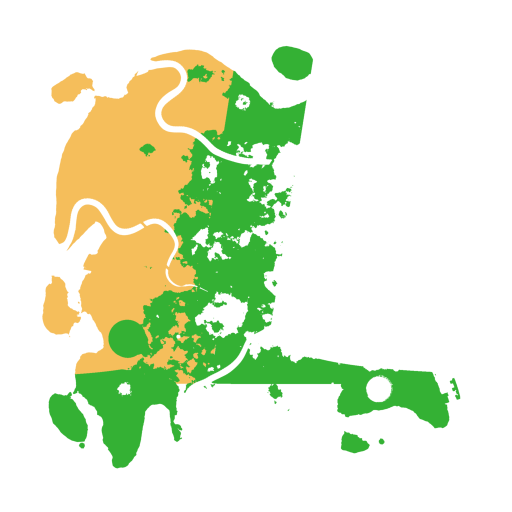 Biome Rust Map: Procedural Map, Size: 3600, Seed: 809374919
