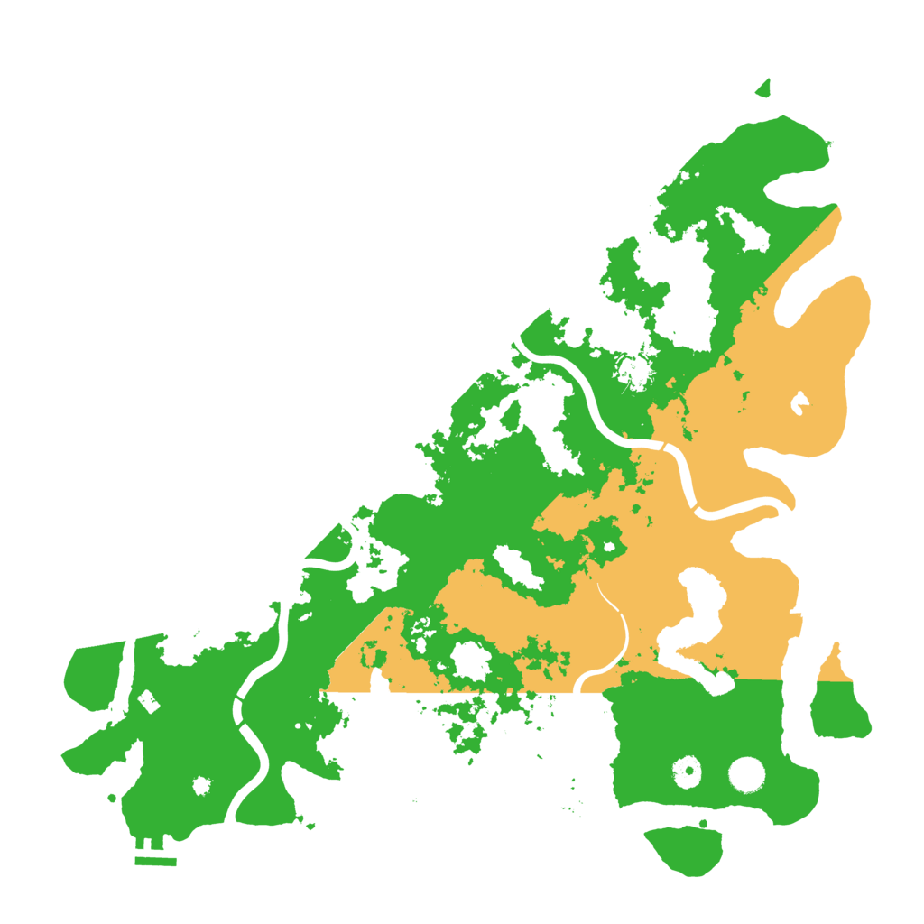 Biome Rust Map: Procedural Map, Size: 4500, Seed: 1024433554
