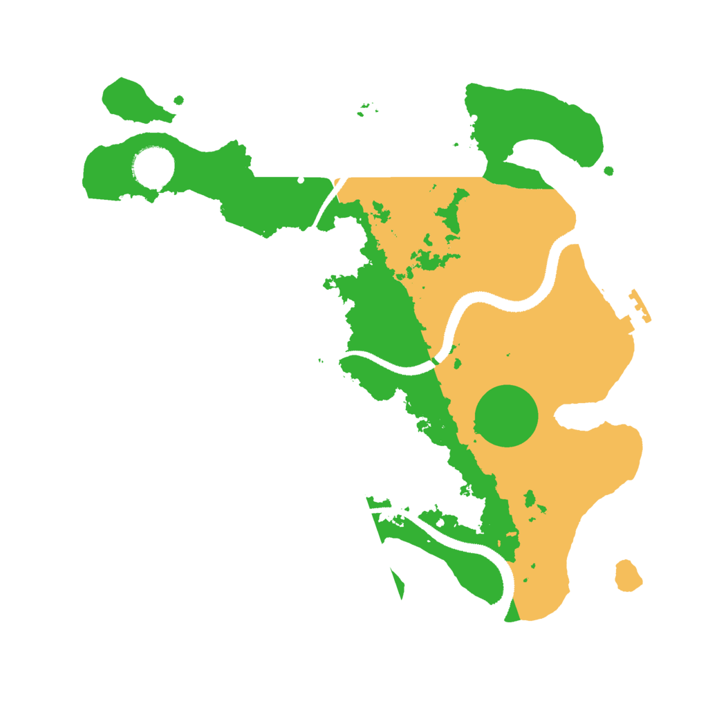 Biome Rust Map: Procedural Map, Size: 3000, Seed: 506659260