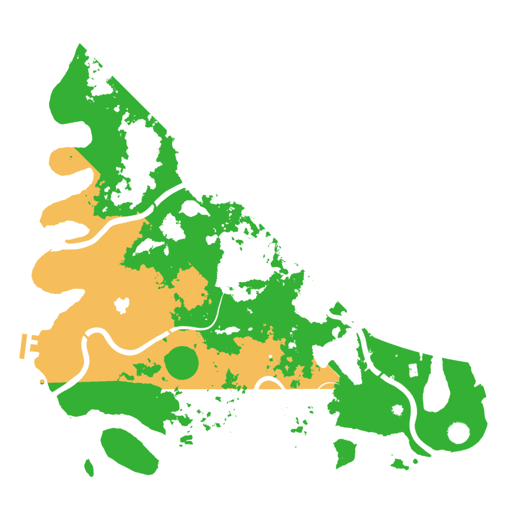 Biome Rust Map: Procedural Map, Size: 4200, Seed: 1407355853