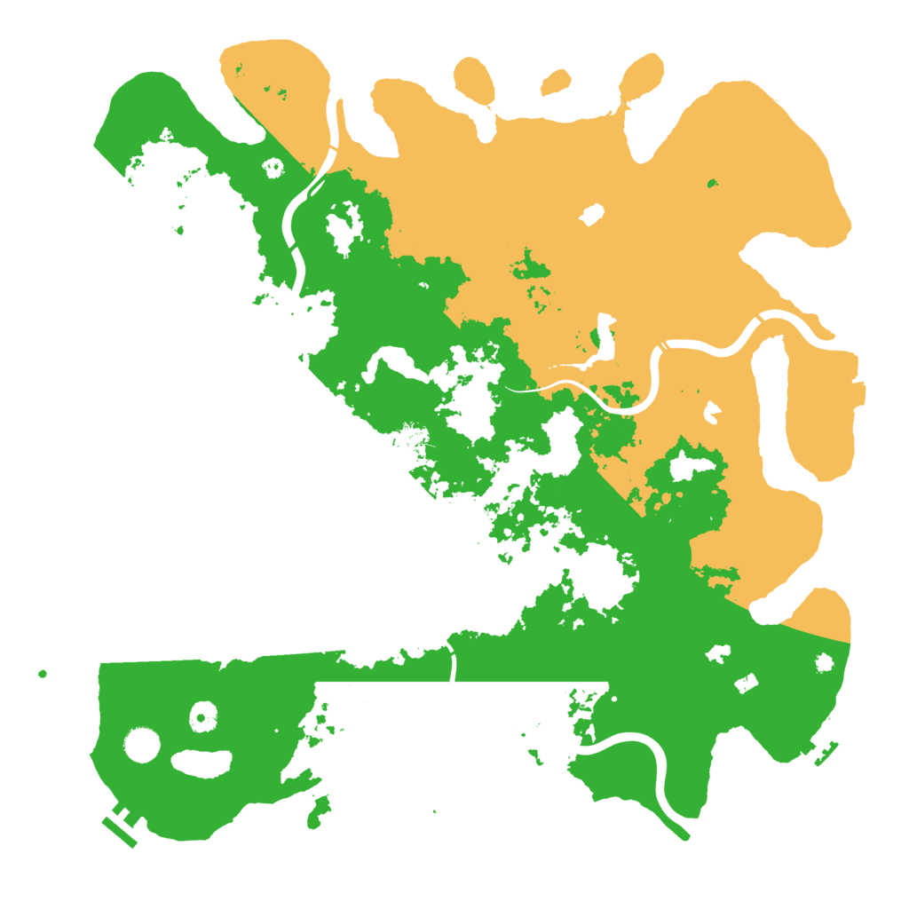 Biome Rust Map: Procedural Map, Size: 4500, Seed: 1454823728