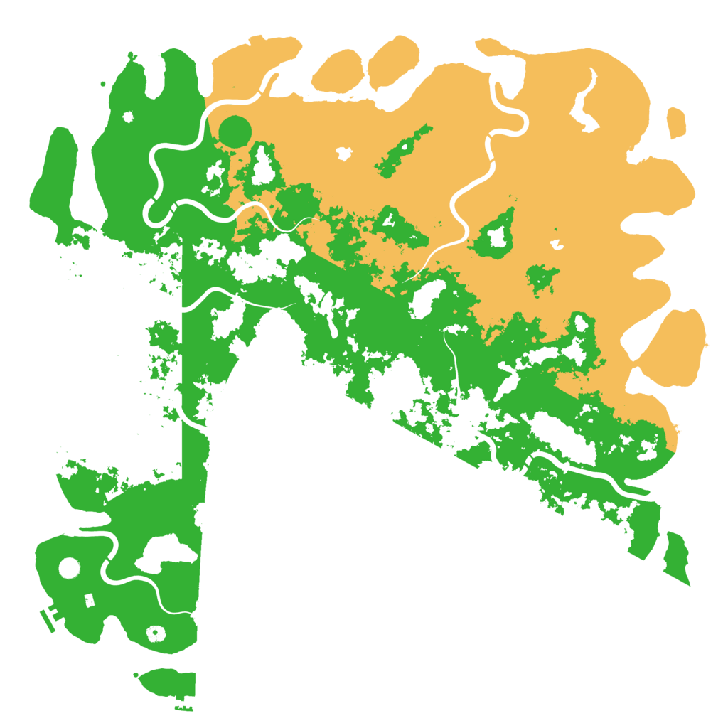 Biome Rust Map: Procedural Map, Size: 6000, Seed: 827670738