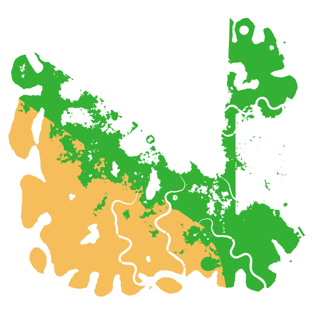 Biome Rust Map: Procedural Map, Size: 6000, Seed: 146456262