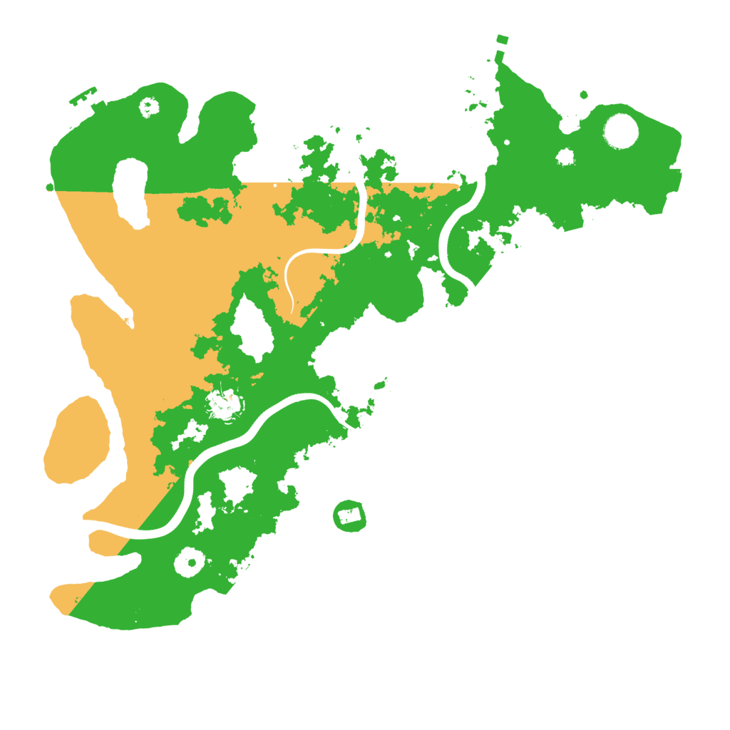Biome Rust Map: Procedural Map, Size: 3700, Seed: 1871753486