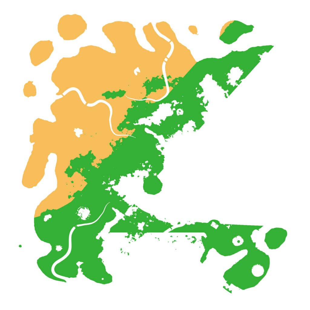 Biome Rust Map: Procedural Map, Size: 4500, Seed: 1282470284