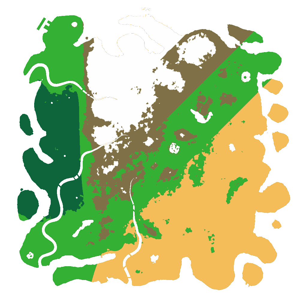 Biome Rust Map: Procedural Map, Size: 4500, Seed: 1780255122