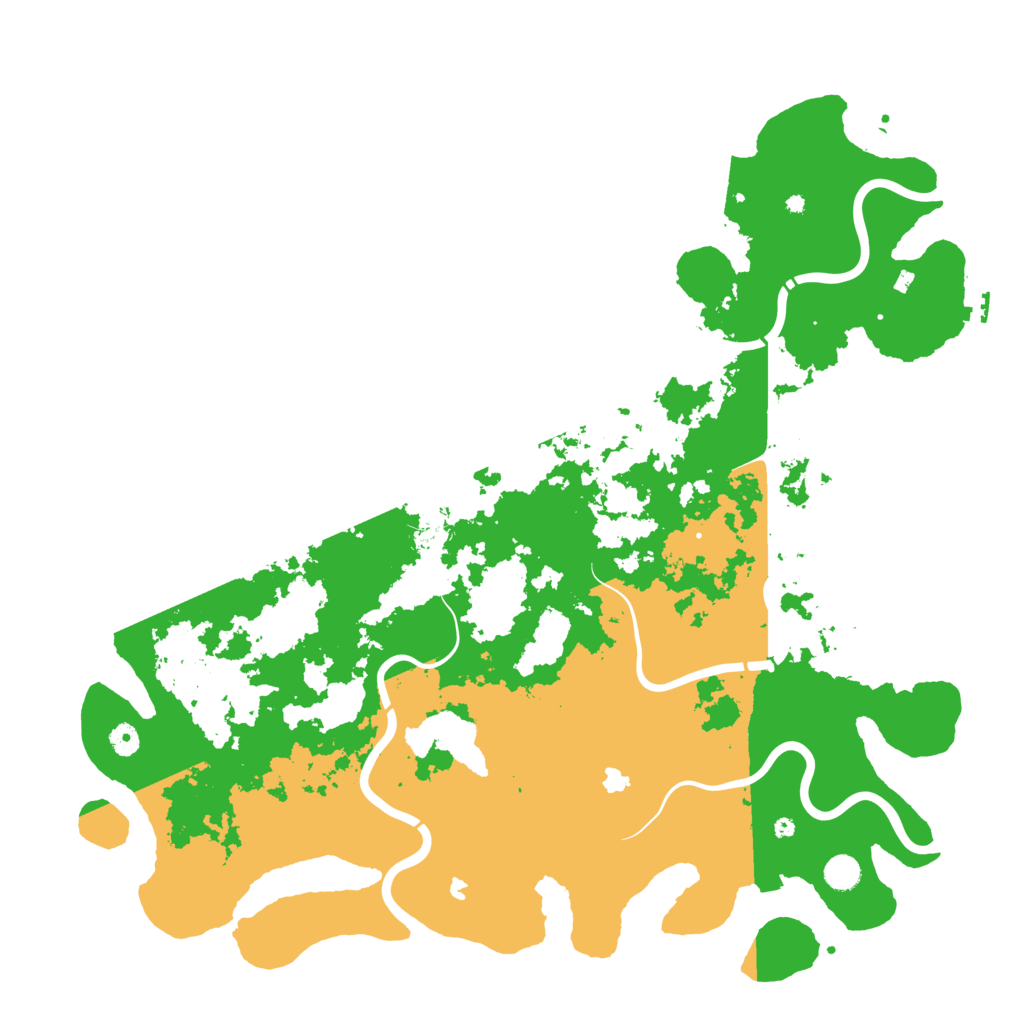 Biome Rust Map: Procedural Map, Size: 5000, Seed: 2030693229